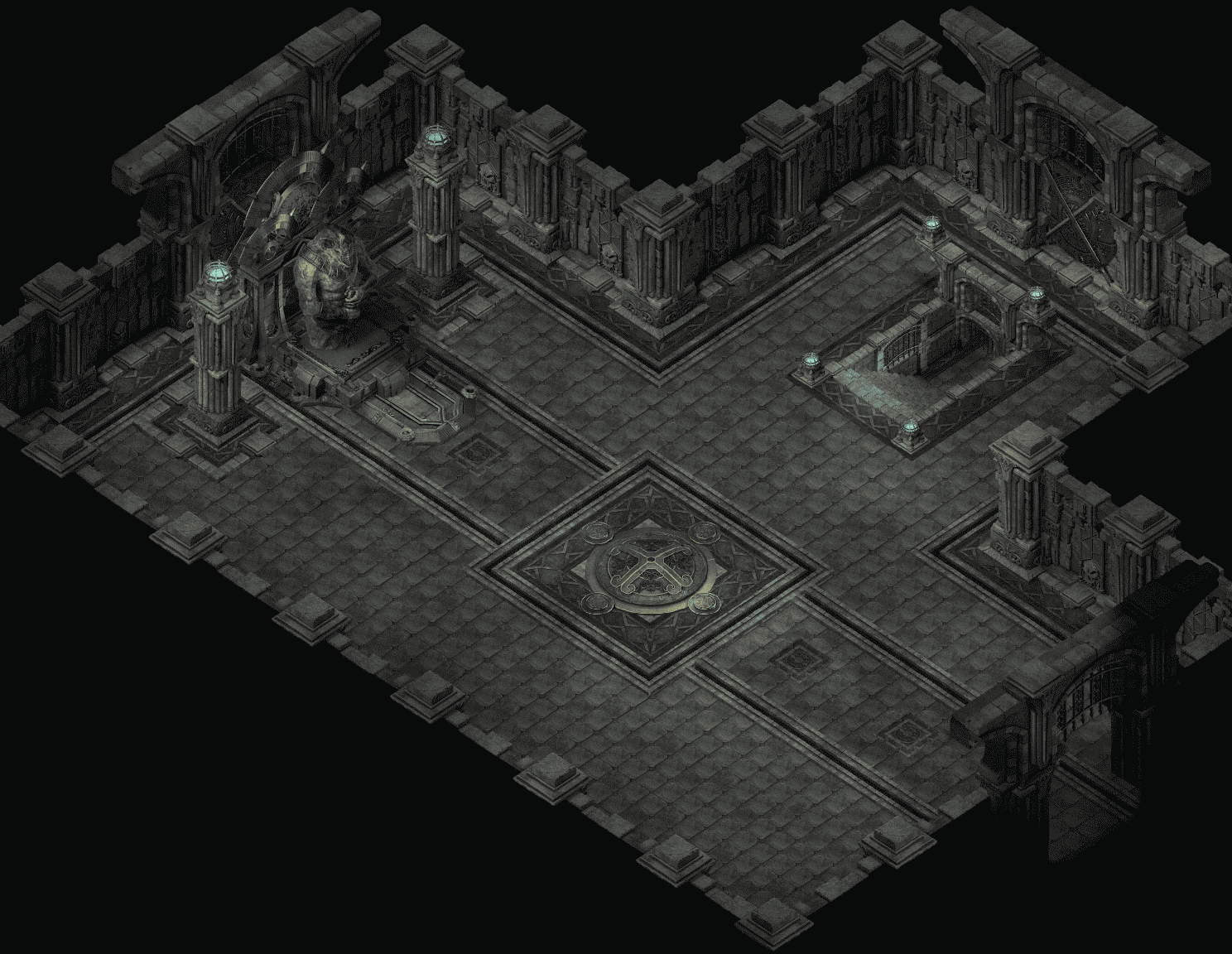 TT121-3T-传奇地图素材虚空之境1-1