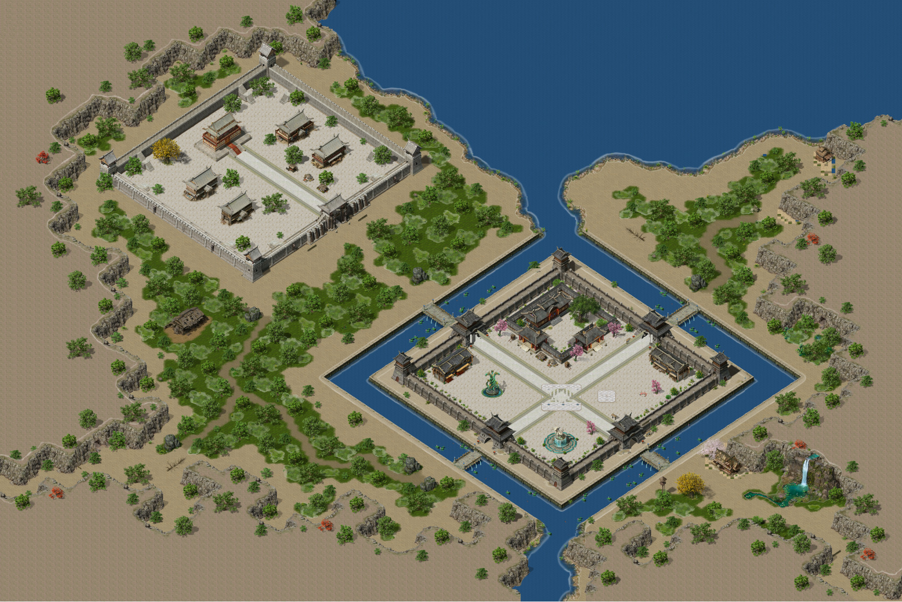 DT2510005-传奇盟重土城系列地图素材-1