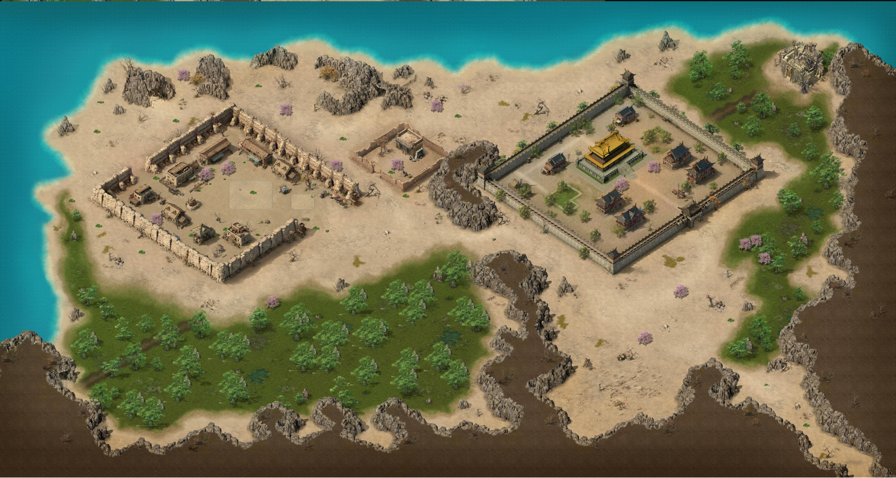 DT2510007-传奇盟重土城系列地图素材-1