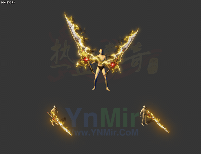 WQ2608029-双持飞鸟黄金剑-1