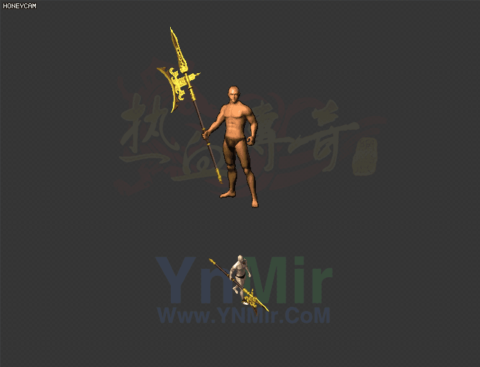 WQ26080230-传奇3制作金色矛斧-1