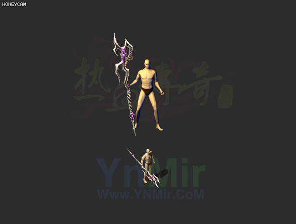 WQ2608354-建模制作传奇世界霹雳法杖-1
