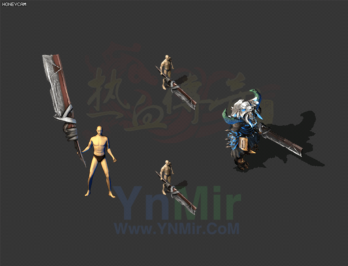 WQ2608426-牛头魔王怪物武器-1