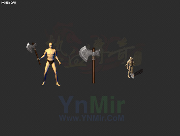 WQ2608394-半兽勇士的斧头-怪物武器-1