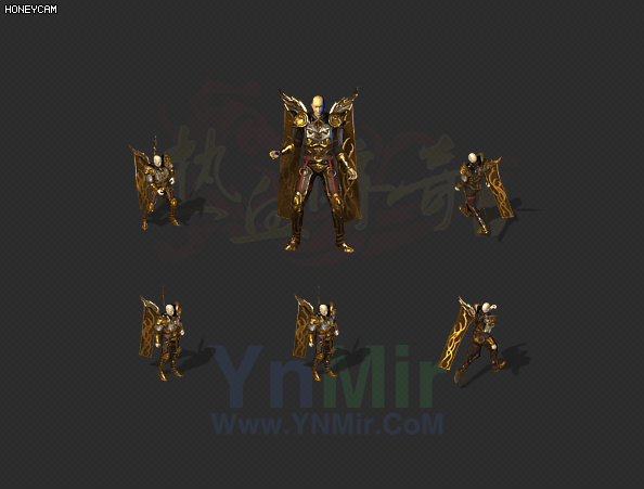 YF2608017-暗金天魔铠甲-1