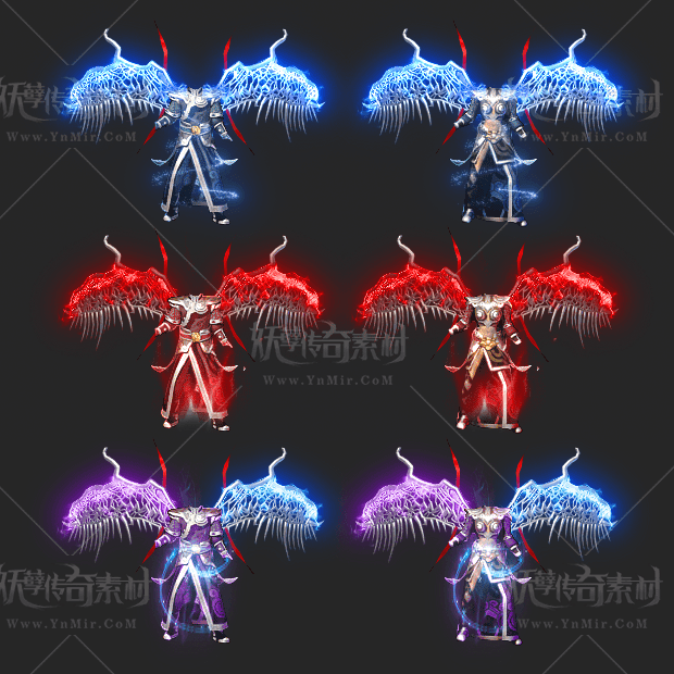 YF2608147-沉默3件天使雷霆翼-1