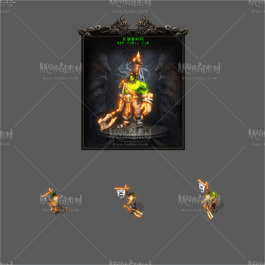 SZ2608010-[独家]魔兽-格罗姆·地狱咆哮时装-1