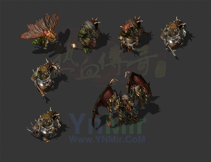 GW2608059-新百区魔龙全套怪物-1