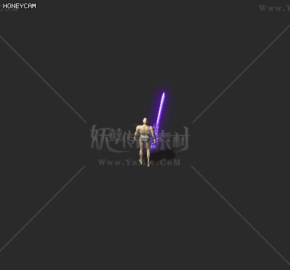 WQ2609064-重新建模制作的紫色单职业武器-2