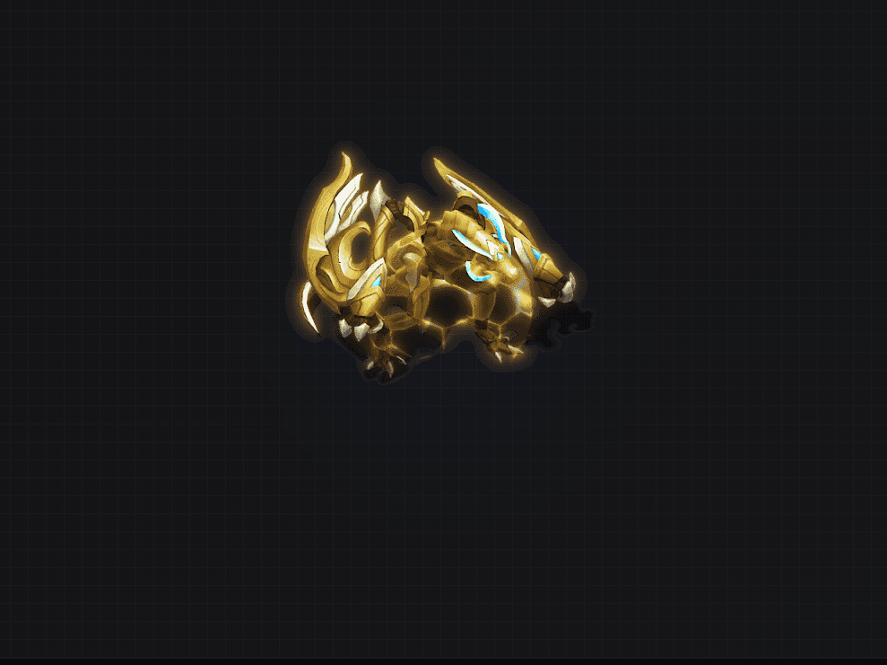 GW2609017-黄金机械龙怪物素材-1
