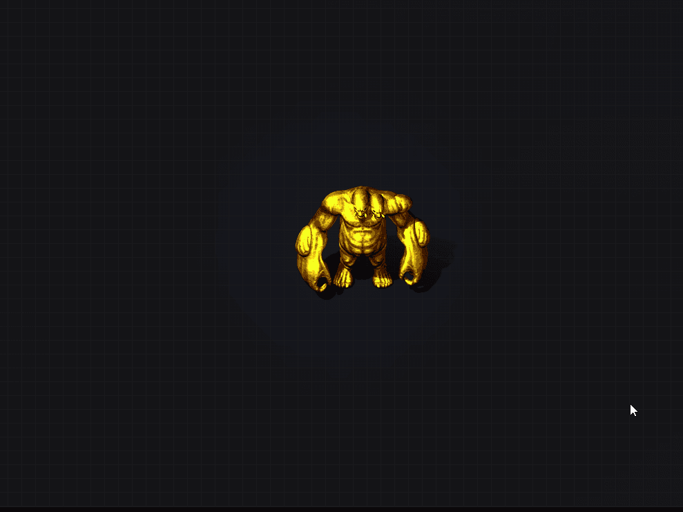 GW2609016-金色双头金刚怪物素材-1